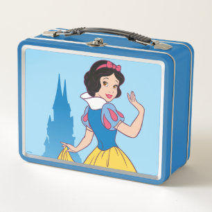 Snow White & Castle Graphic Metal Lunch Box
