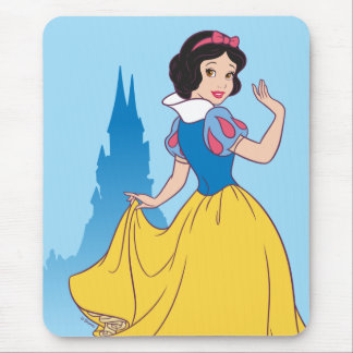 Snow White & Castle Graphic Mouse Pad