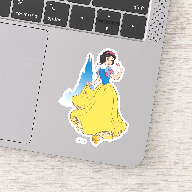 Snow White & Castle Graphic Sticker (Detail)