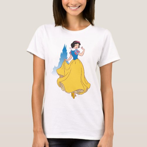 Snow White  Castle Graphic T_Shirt