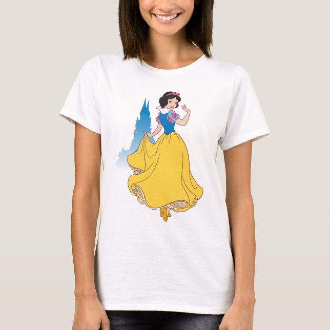 Snow White & Castle Graphic T-Shirt (Front)