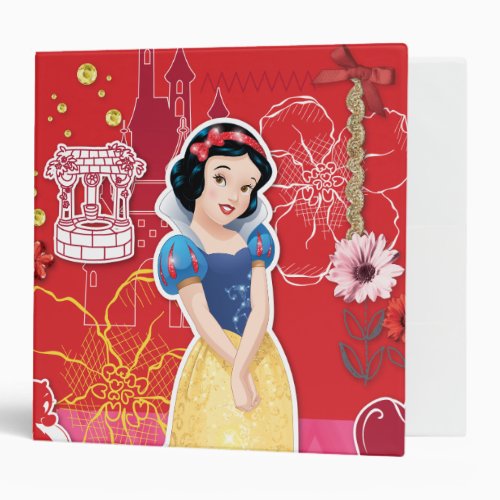 Snow White _ Cheerful and Caring 3 Ring Binder