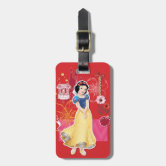 snow white luggage tag