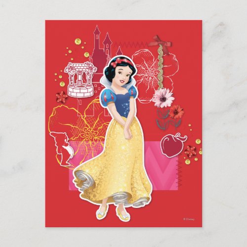 Snow White _ Cheerful and Caring Postcard