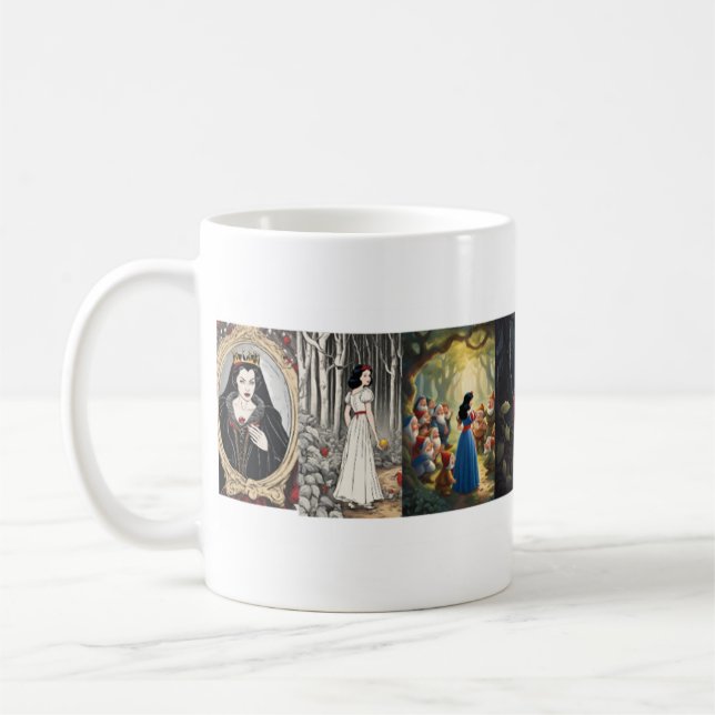 Snow White Coffee Mug (Left)