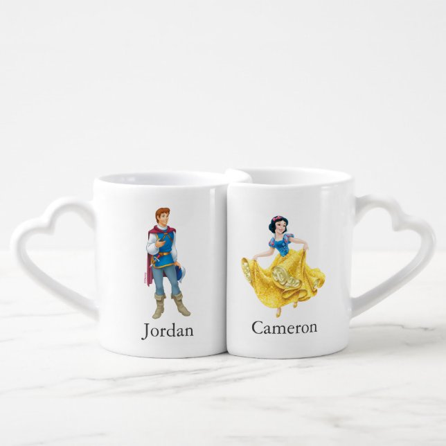 Snow White Couple Coffee Mug Set (Front Nesting)