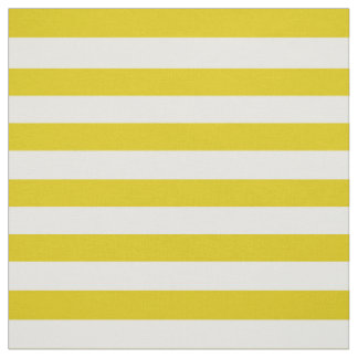 Snow white, Dark gold/yellow stipe, stripes Fabric