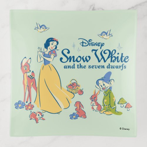 Snow White  Dopey with Friends 2 Trinket Tray