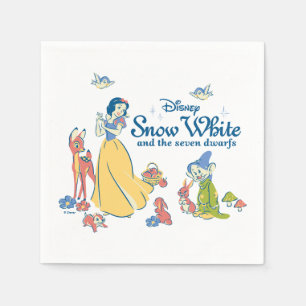 Snow White & Dopey with Friends Napkins