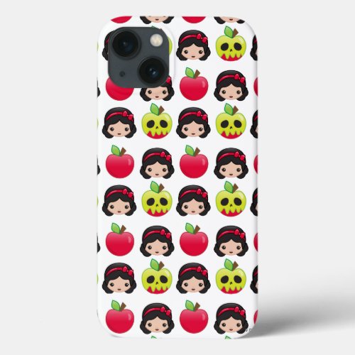 Snow White Emoji Land Pattern iPhone 13 Case