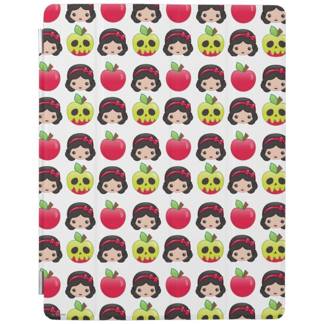 Snow White Emoji Land Pattern iPad Smart Cover (Front)