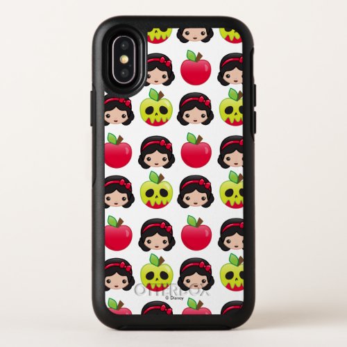 Snow White Emoji Land Pattern OtterBox Symmetry iPhone X Case