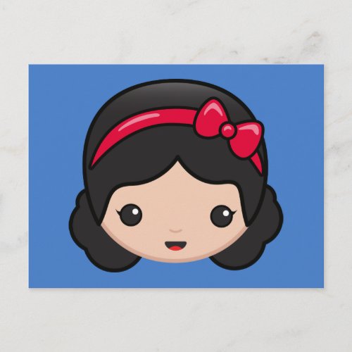 Snow White Emoji Postcard