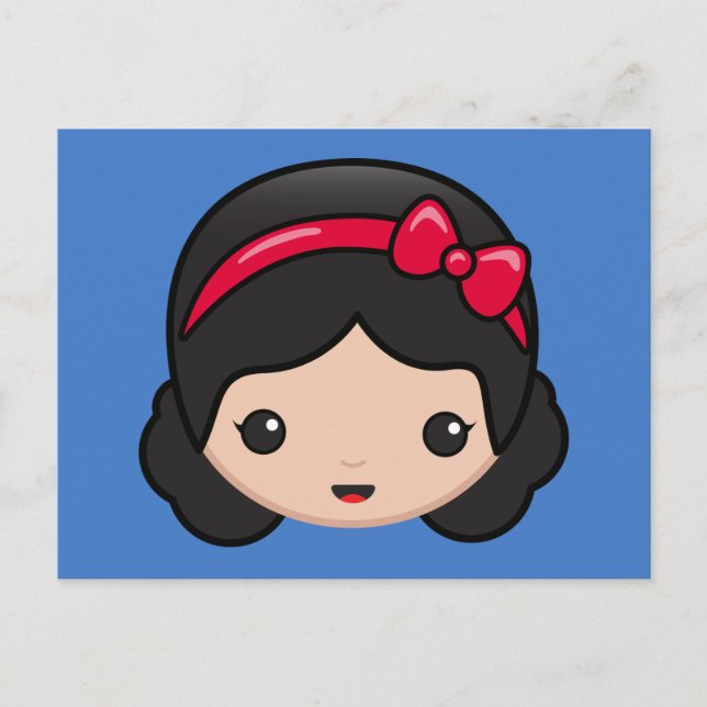 Snow White Emoji Postcard (Front)