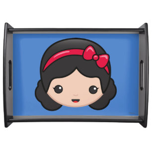 Snow White Emoji Serving Tray