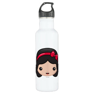 Snow White Emoji Stainless Steel Water Bottle