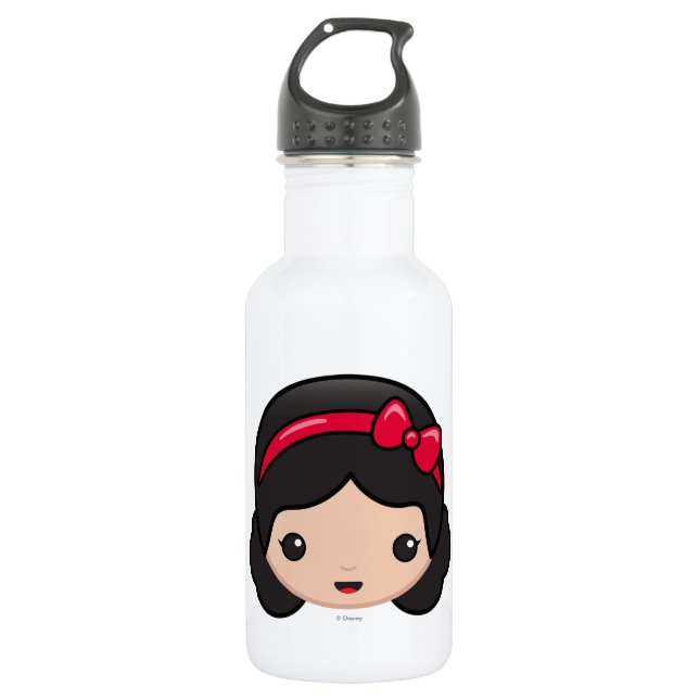 Snow White Emoji Water Bottle (Front)