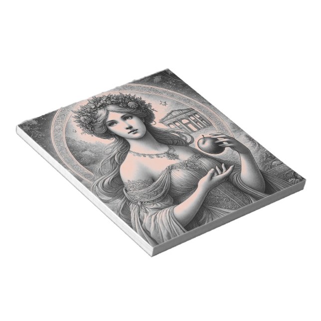 Snow White Europe Notepad (Angled)