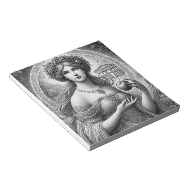 Snow White Europe Notepad (Angled)