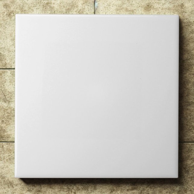 Snow White #f5f5f5 Minimal Elegant Decor Ceramic Tile (Creator Uploaded)