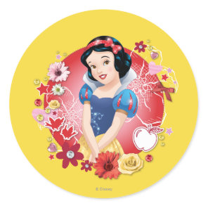 Snow White - Fairest In The Land Classic Round Sticker