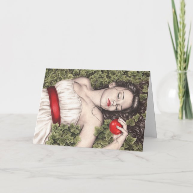 Snow White Greeting Card (Front)