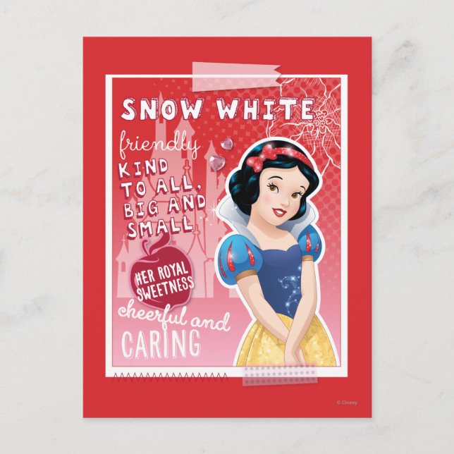 Snow White - Her Royal Sweetness Postcard (Front)