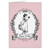 Snow White | Holding Apple - Elegant Sketch (Front)