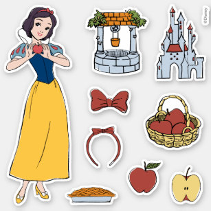 Snow White Icons Sticker