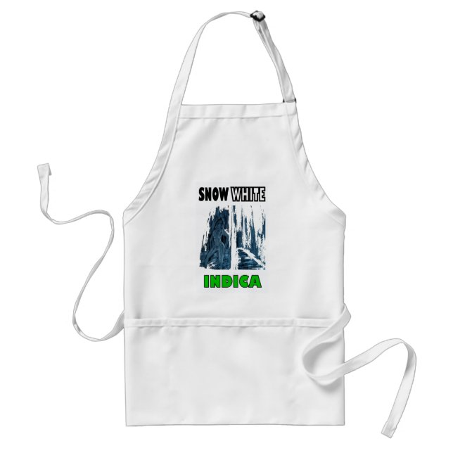 SNOW WHITE INDICA ADULT APRON (Front)