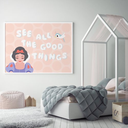 Snow White Inspirational Nursery  Poster