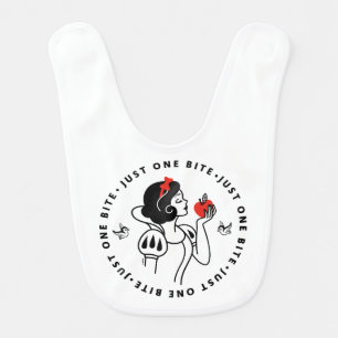 Snow White Just One Bite Baby Bib
