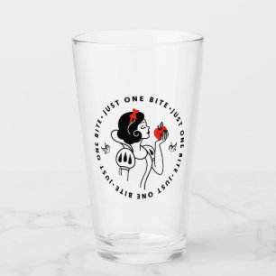 Snow White Just One Bite Glass