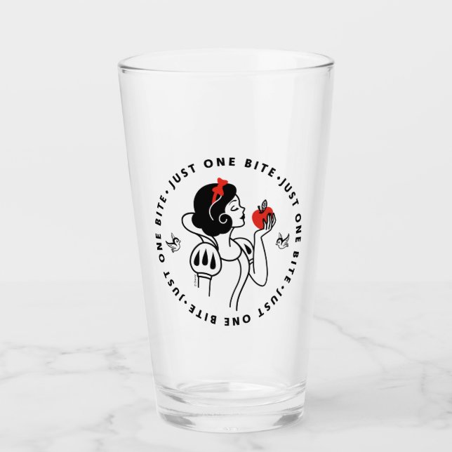 Snow White | Just One Bite Glass (Front)