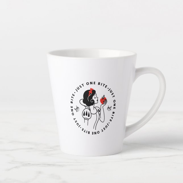 Snow White | Just One Bite Latte Mug (Right)