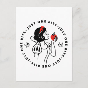 Snow White   Just One Bite Postcard