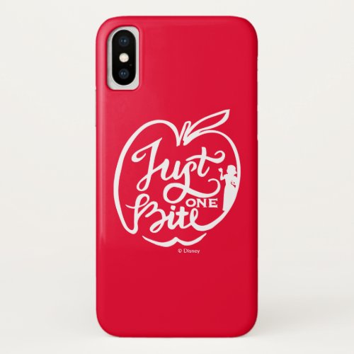 Snow White  Just One Bite _ White iPhone X Case