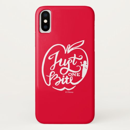 Snow White  Just One Bite _ White iPhone XS Case
