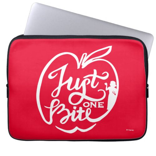 Snow White  Just One Bite _ White Laptop Sleeve