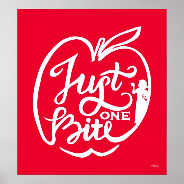 Snow White | Just One Bite - White Poster (Front)