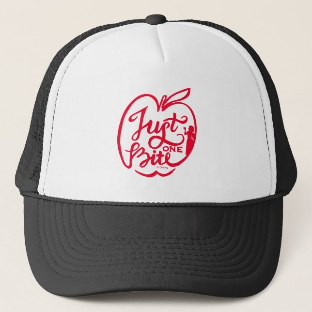 Snow White | Just One Bite - White Trucker Hat (Front)