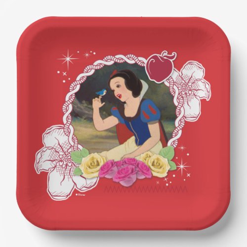 Snow White _ Kind to all Big and Small Paper Plates