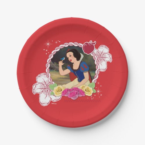 Snow White _ Kind to all Big and Small Paper Plates