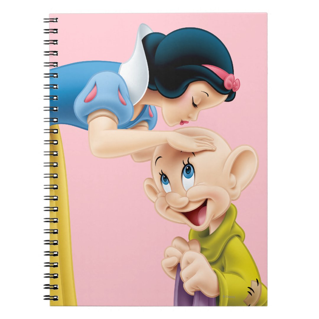 Snow White Kissing Dopey On The Head Notebook Zazzle 