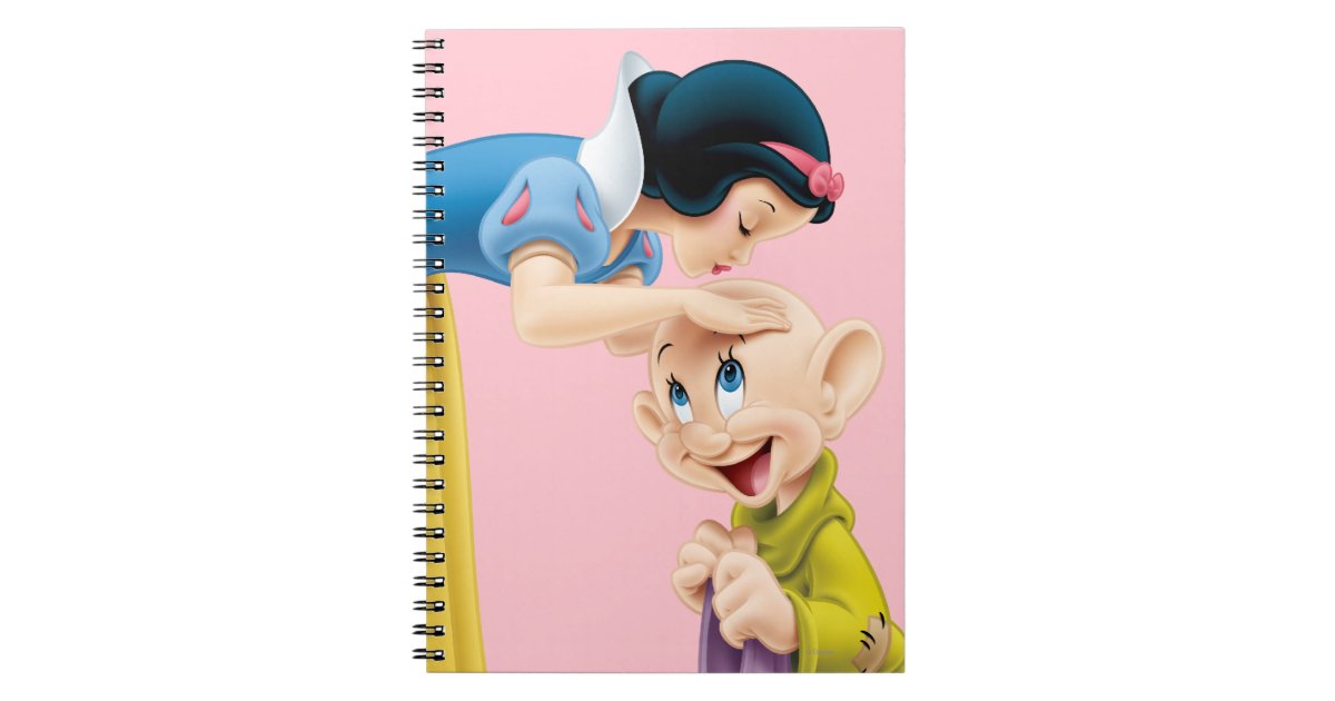 Snow White Kissing Dopey On The Head Notebook Zazzle 