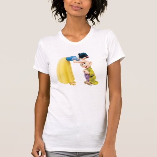 Snow White Kissing Dopey on the Head T_Shirt