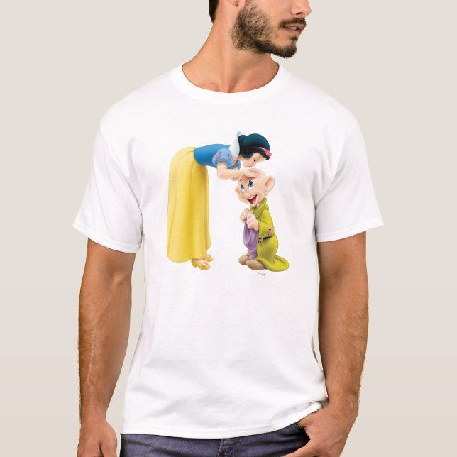 Snow White Kissing Dopey on the Head T-Shirt (Front)