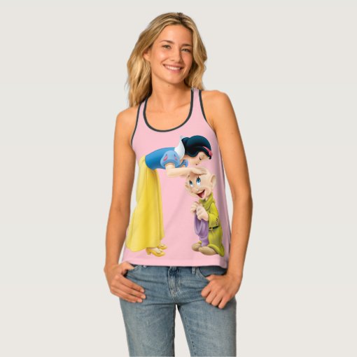 Snow White Kissing Dopey On The Head Tank Top Zazzle 