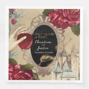 Snow White Magic Mirror Fairy Tale Paper Dinner Napkins