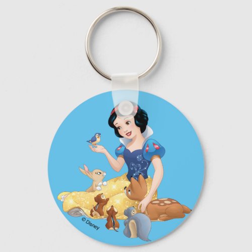 Snow White  Make Time For Buddies Keychain